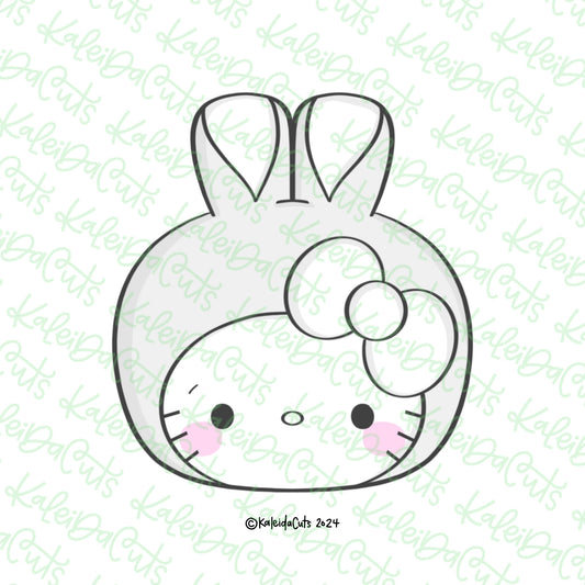 Kitty Bunny Face Cookie Cutter