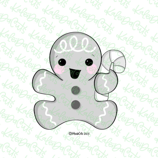 Ging Stack Candy Cane Cookie Cutter