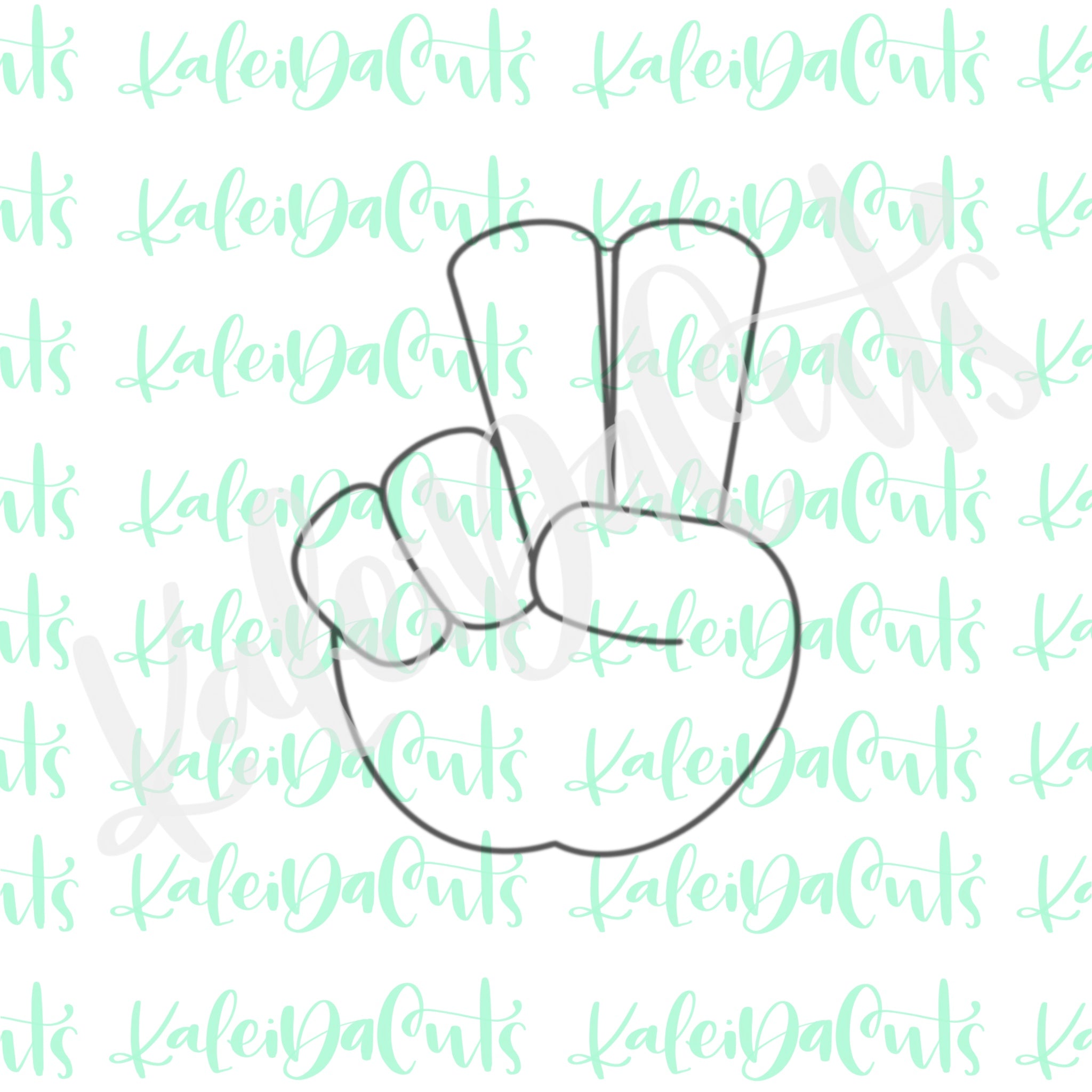 Peace Sign Cookie Cutter – KaleidaCuts