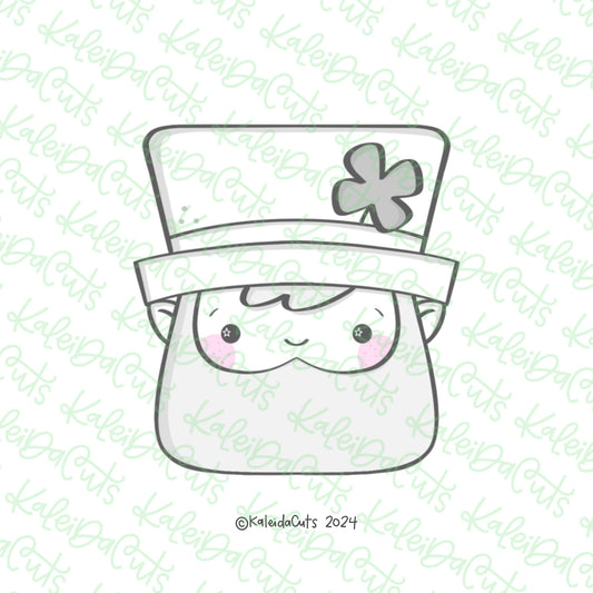 Square Leprechaun Cookie Cutter