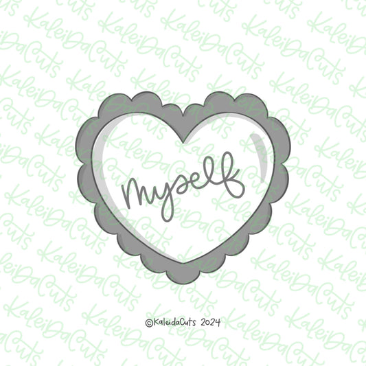 Scalloped Heart Chocolates Cookie Cutter