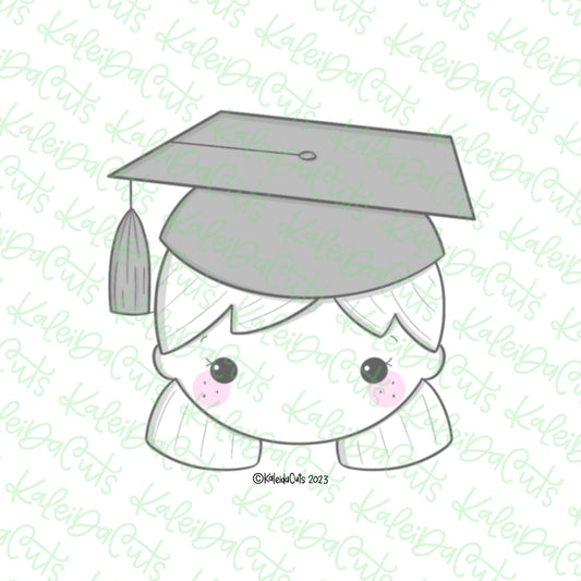 Grad Girl Cookie Cutter