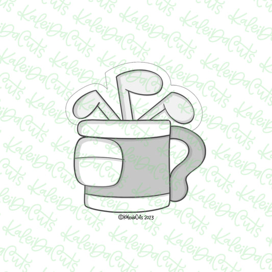 Golf Club Bag Cookie Cutter