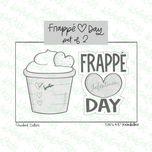 Frappe Heart Day Cookie Cutter Set of 2