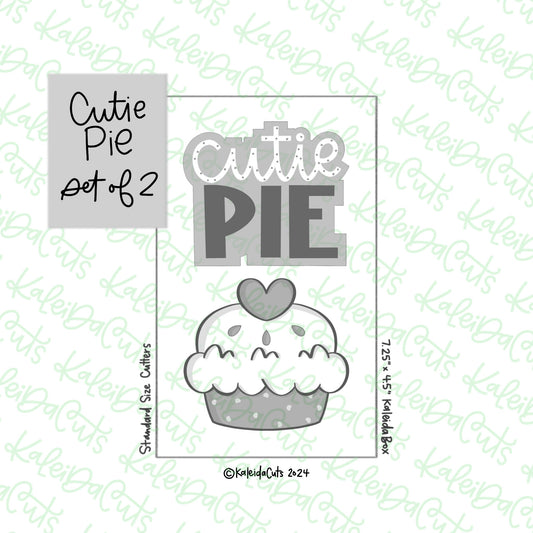 Cutie Pie Cookie Cutter Set of 2