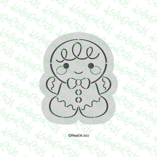 Gingerbread Man PYO Cookie Cutter
