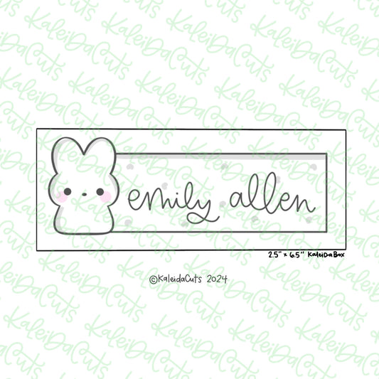 Skinny Bunny Plaque Cookie Cutter