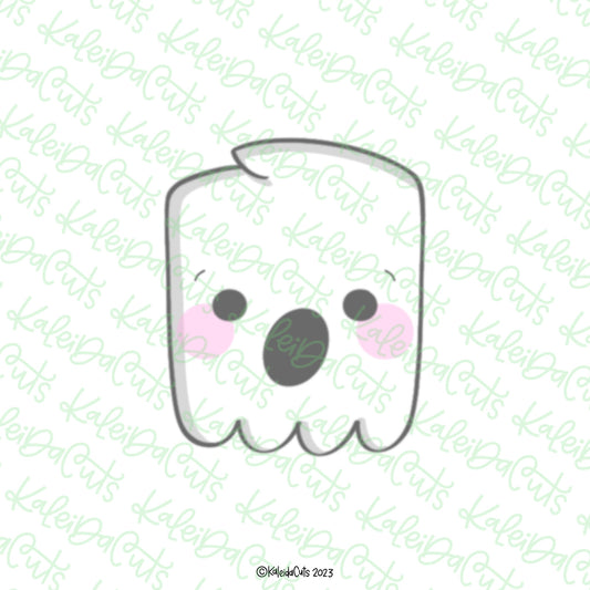 Square Ghost Cookie Cutter