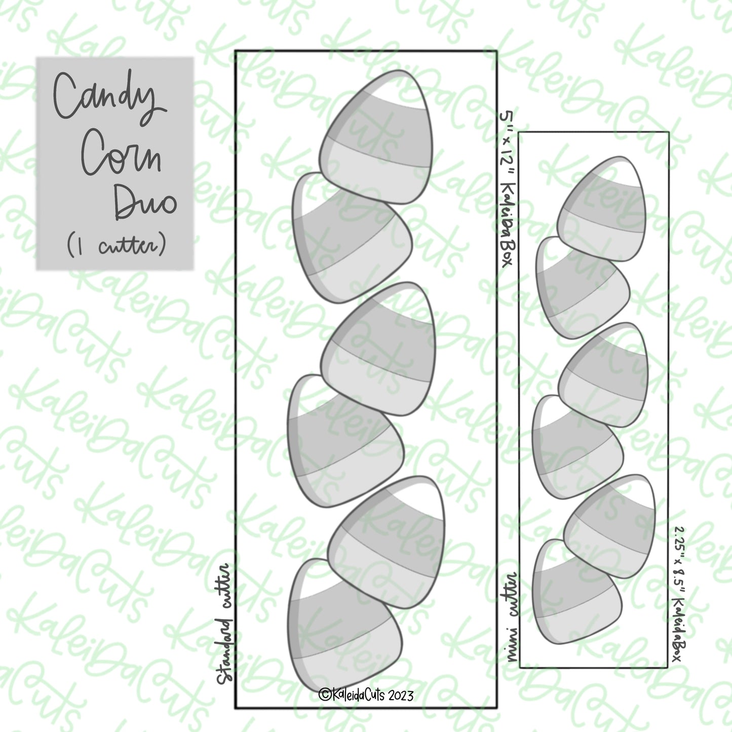 Candy Corn Duo Cookie Cutter