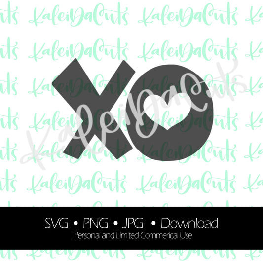 XO. Digital Download. SVG.