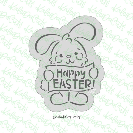 PYO Happy Easter Rabbit Cookie Cutter