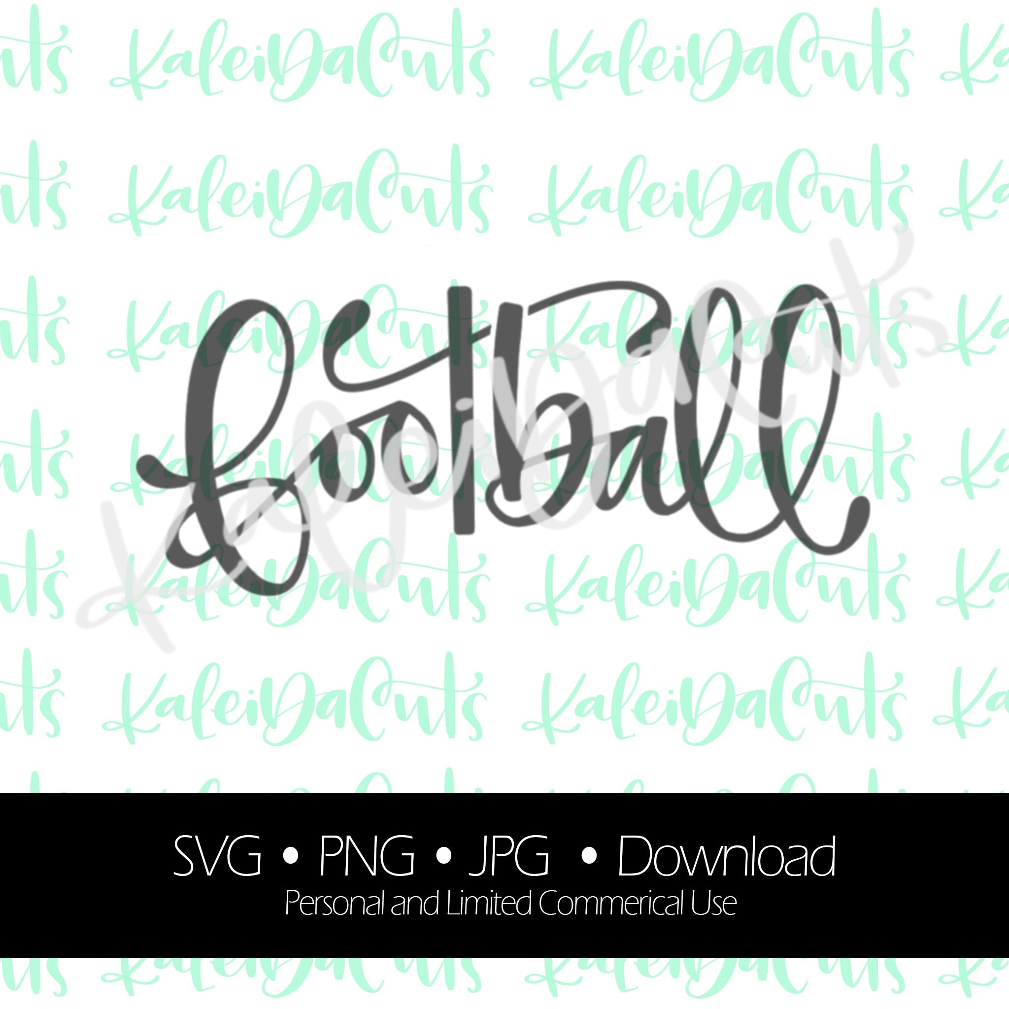 Football Lettering. Digital Download. SVG. – KaleidaCuts