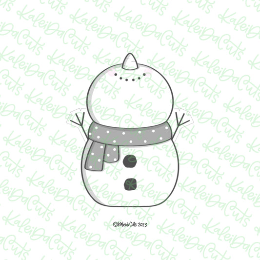 Happy Snowman 2023 Cookie Cutter