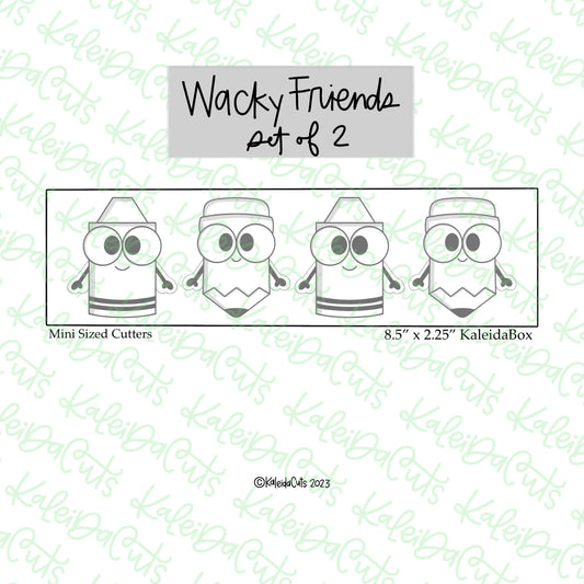 Wacky Friends Cookie Cutter Set of 2