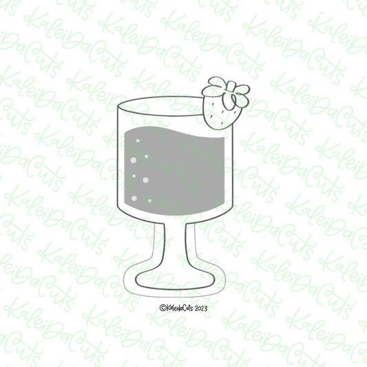 Mimosa Glass Cookie Cutter
