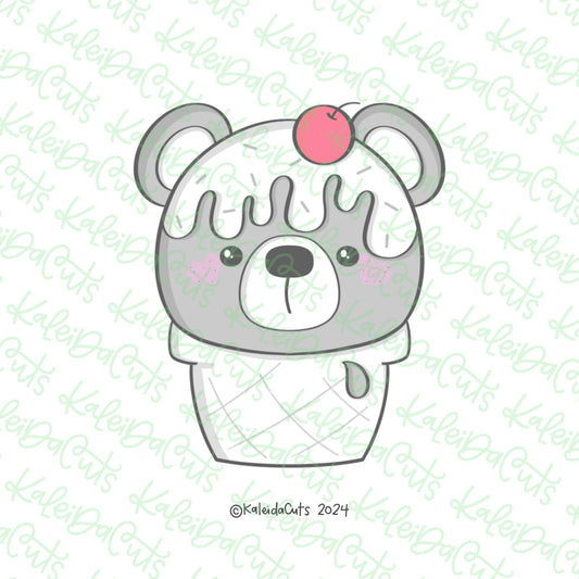 Beary Ice Cream Cookie Cutter