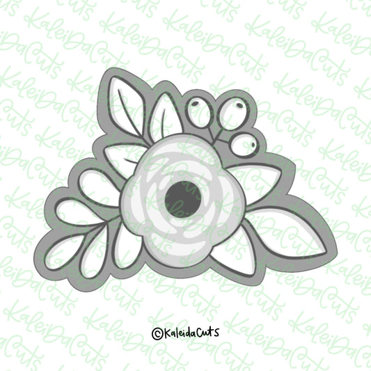 Floral Cluster 4 Cookie Cutter