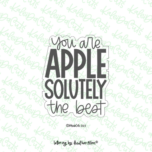 Apple Solutely The Best Cookie Cutter