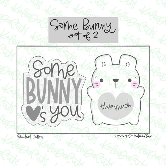 Some Bunny Cookie Cutter Set of 2
