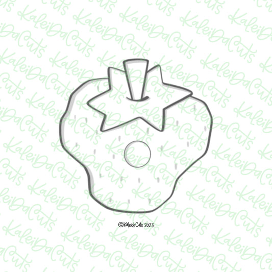 Hungry Strawberry Cookie Cutter