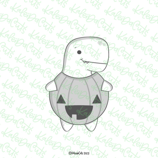 Dino Pumpkin Costume Cookie Cutter