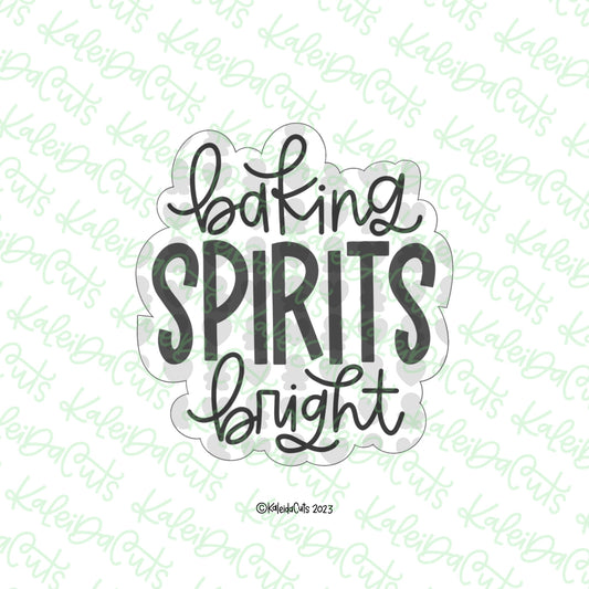 Baking Spirits Bright 2023 Cookie Cutter