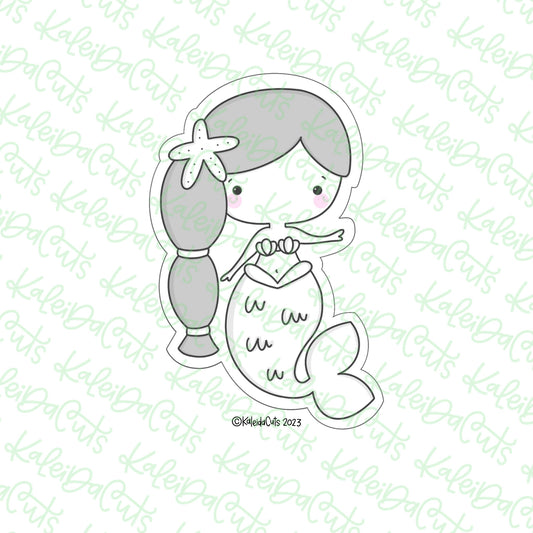 Whimsical Mermaid Bethany Cookie Cutter