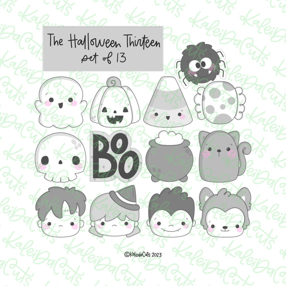 The Halloween Thirteen Cookie Cutter Set of 13