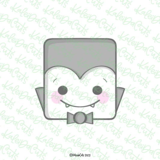 Square Dracula Cookie Cutter