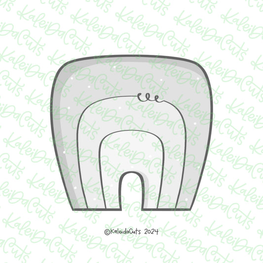 Square Rainbow Cookie Cutter