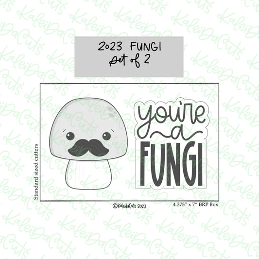 2023 Fungi Cookie Cutter Set of 2