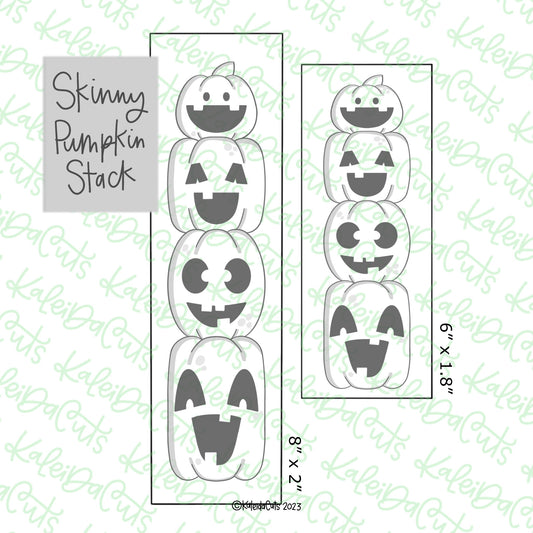 Skinny Pumpkin Stack Cookie Cutter