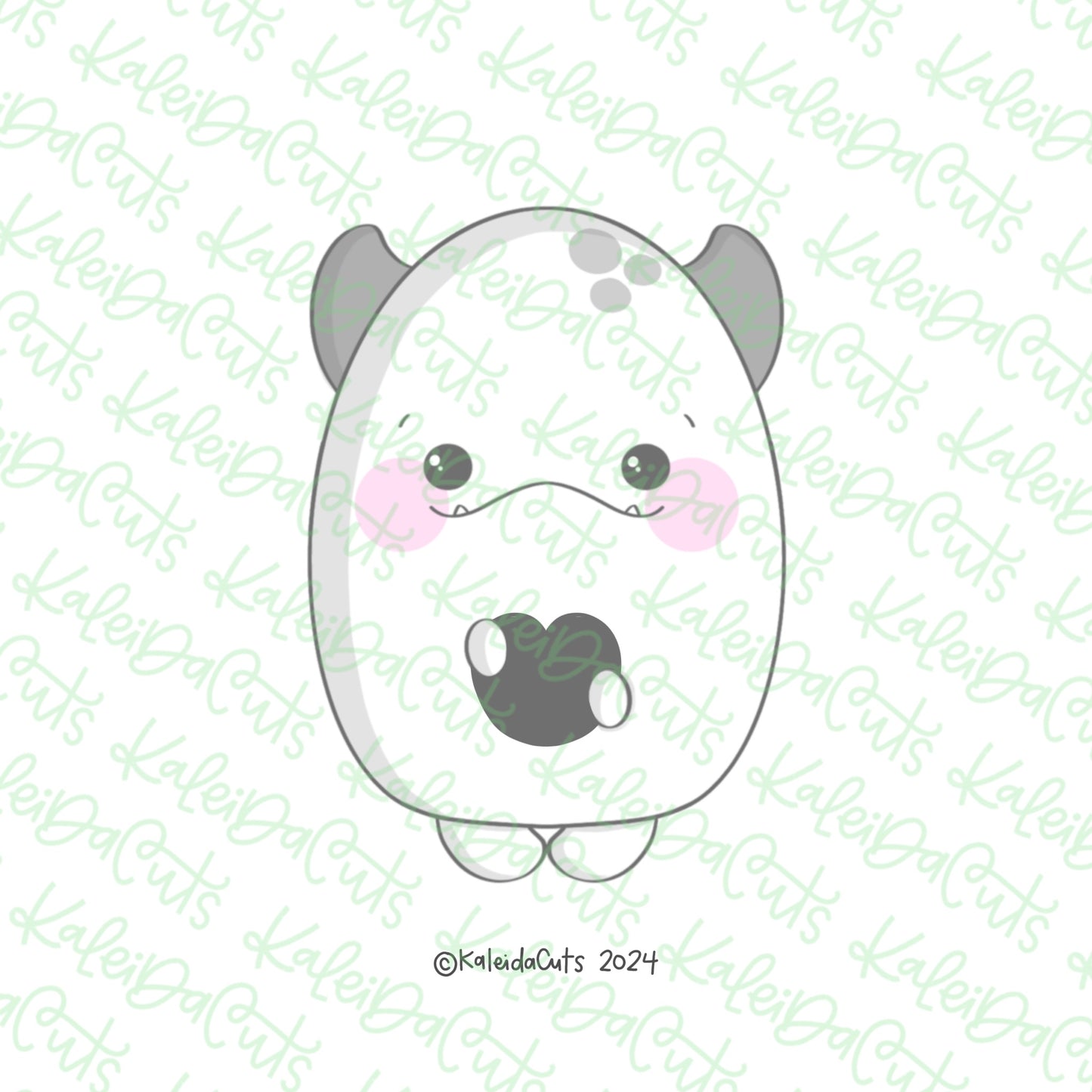 Valentine Monster 4 Cookie Cutter