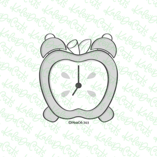 Apple Clock Cookie Cutter