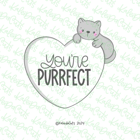 KItty Heart Cookie Cutter