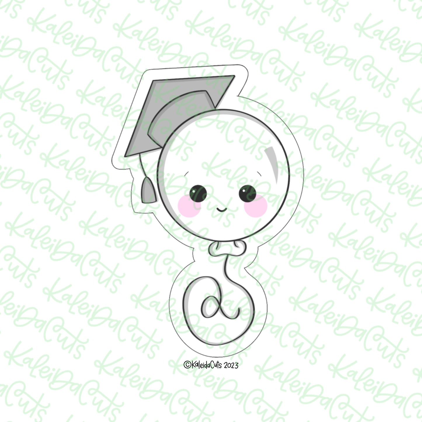 Grad Balloon Cookie Cutter