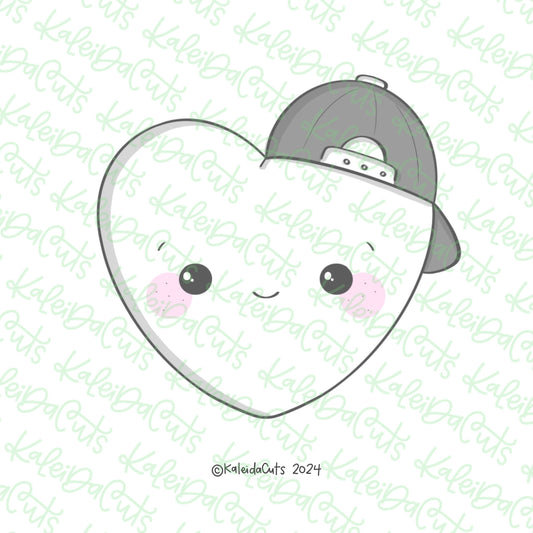 Cool Dude Heart Cookie Cutter