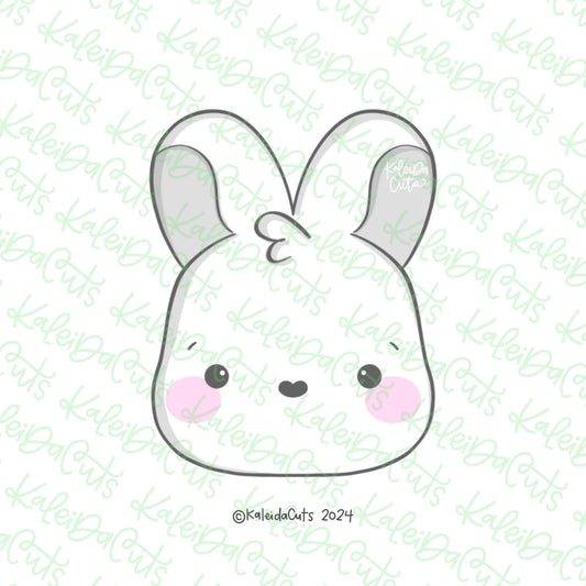 2024 Bunny Face Cookie Cutter