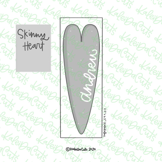 Skinny Heart Cookie Cutter