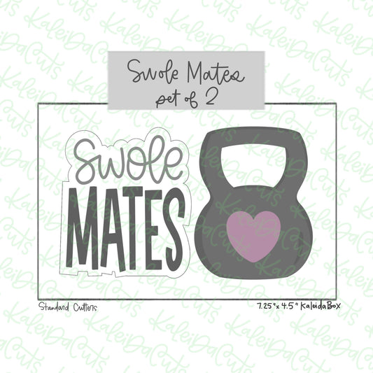 Swole Mates Cookie Cutter Set of 2