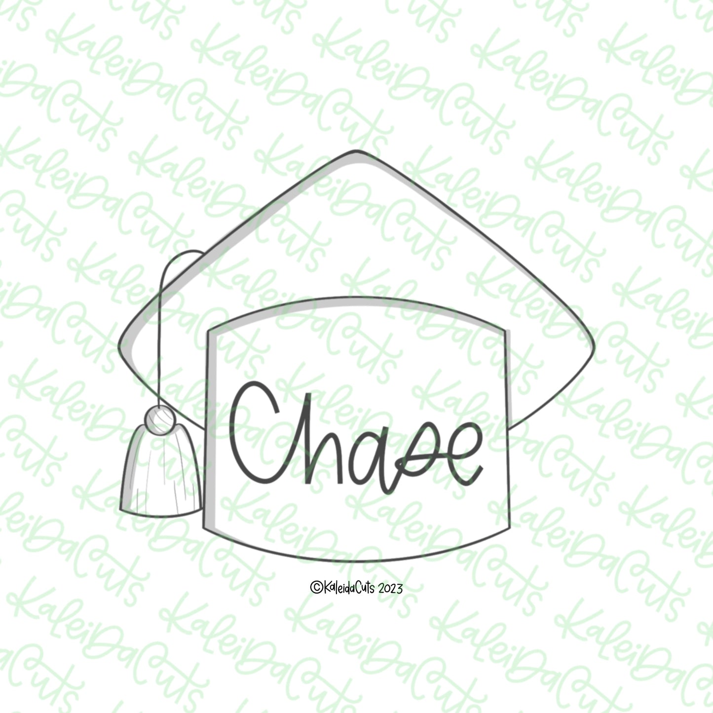 Classic Grad Hat Cookie Cutter