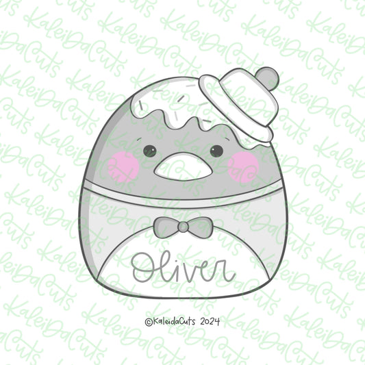 Girly Tux Sam Plush Cookie Cutter