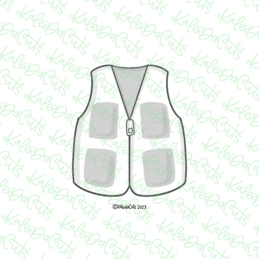 Fishing Vest Cookie Cutter