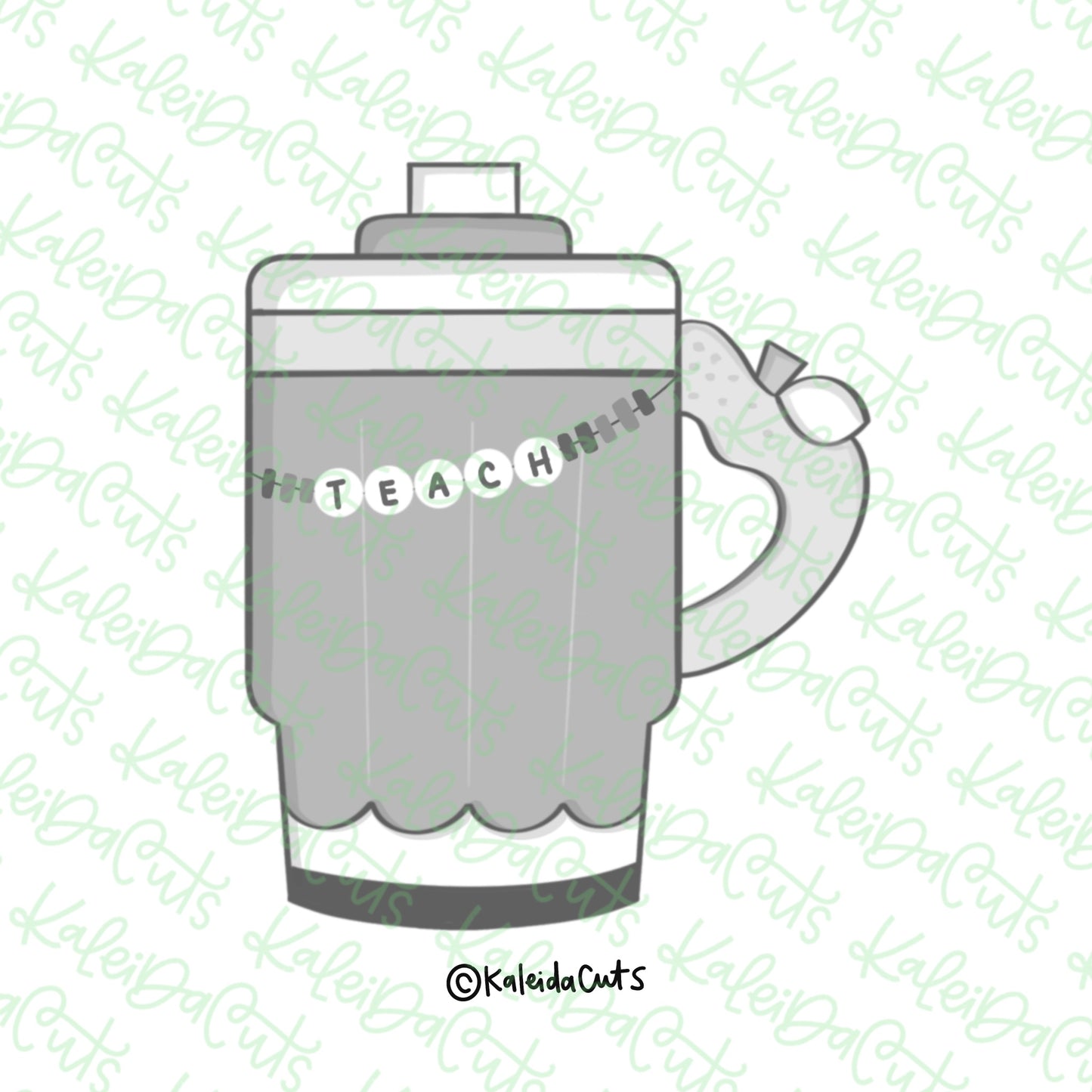 Teacher Tumbler Cookie Cutter