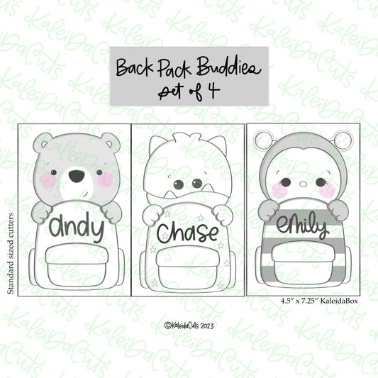 BackPack Buddies Cookie Cutter Set of 4