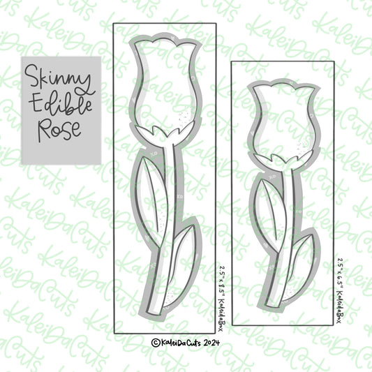 Skinny Rose Cookie Cutter