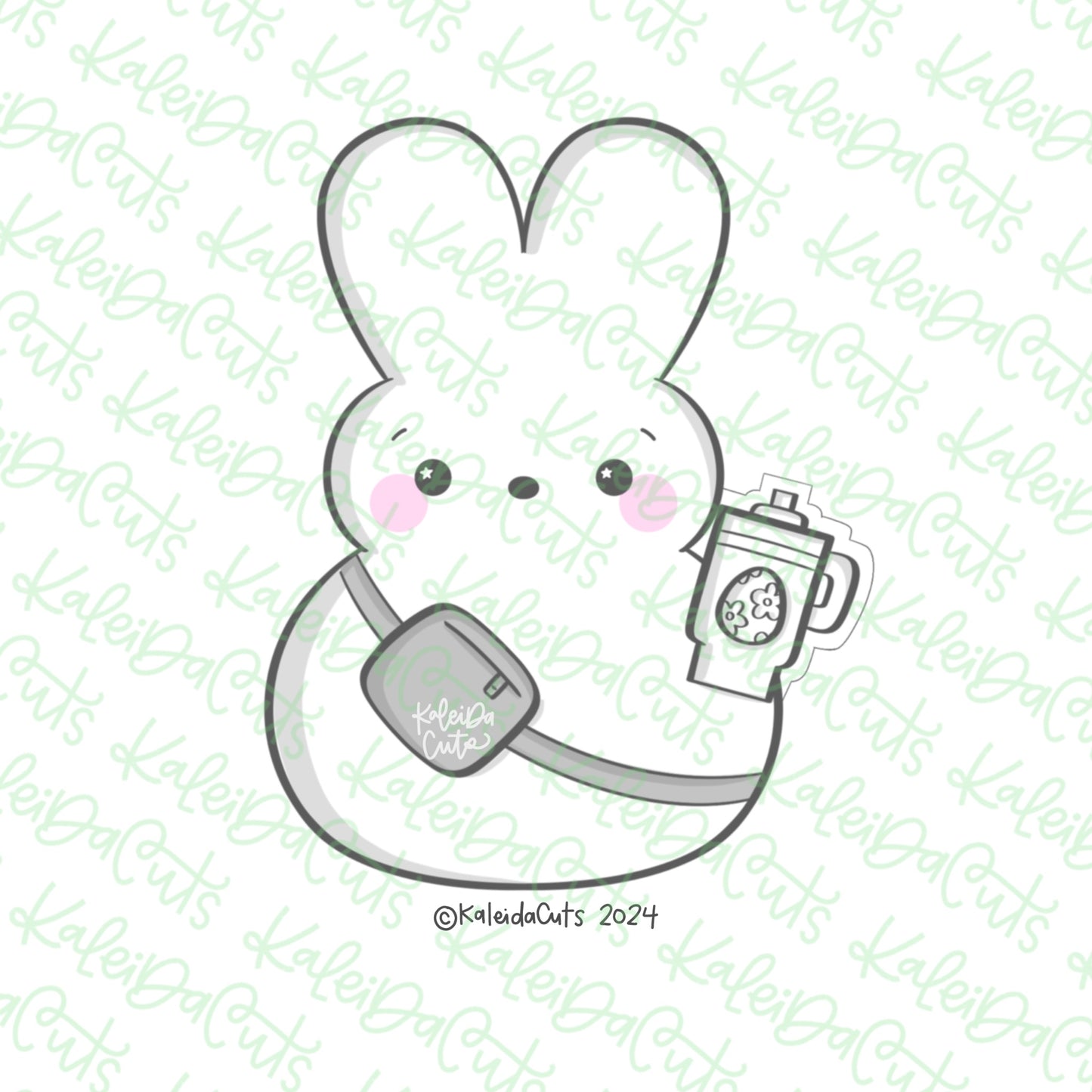Boujee Bunny Cookie Cutter