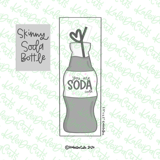Skinny Soda Bottle Cookie Cutter