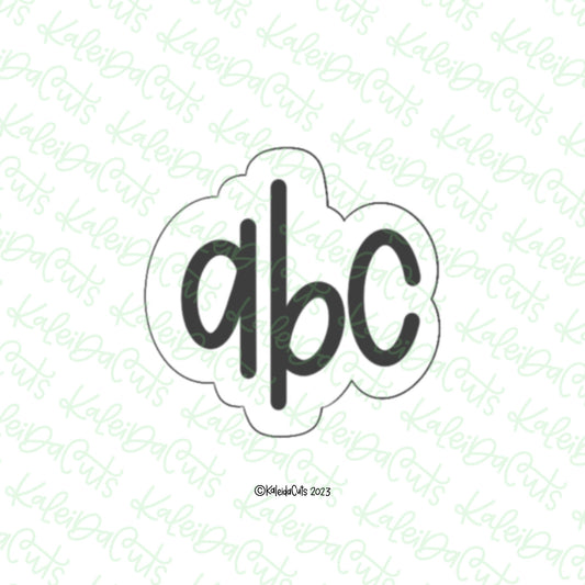 Abc Script Cookie Cutter