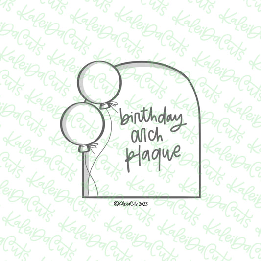 Birthday Balloon Arch Cookie Cutter